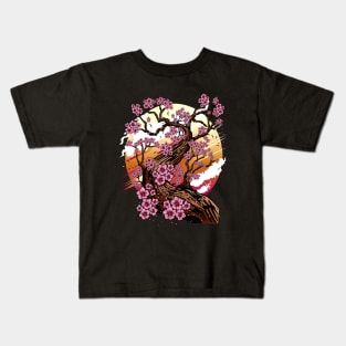 Wild Cherry Blossom Kids T-Shirt